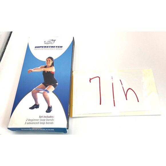 Premium Resistance Bands Set/ 2 Beginner Loop Bands & 3 Advanced Loop Bands 71h - Picture 4 of 4